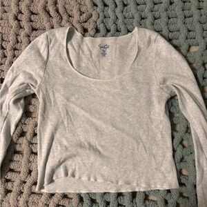 grey brandy melville long sleeve